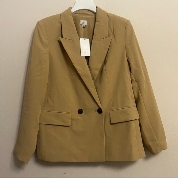 a new day Jackets & Blazers - A New Day Tan Blazer Size Large